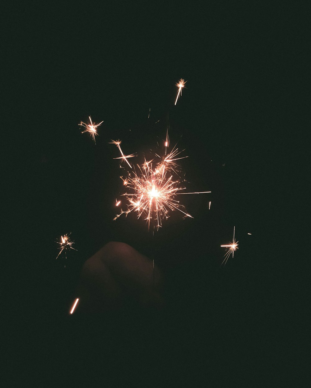 person holding fireworks