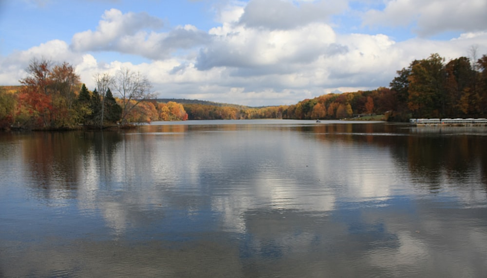 calm lake during daytime