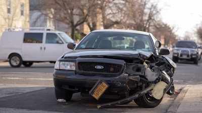 black Ford car