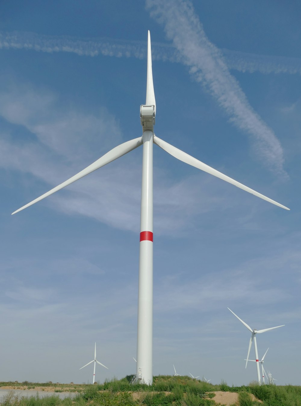 white windmill