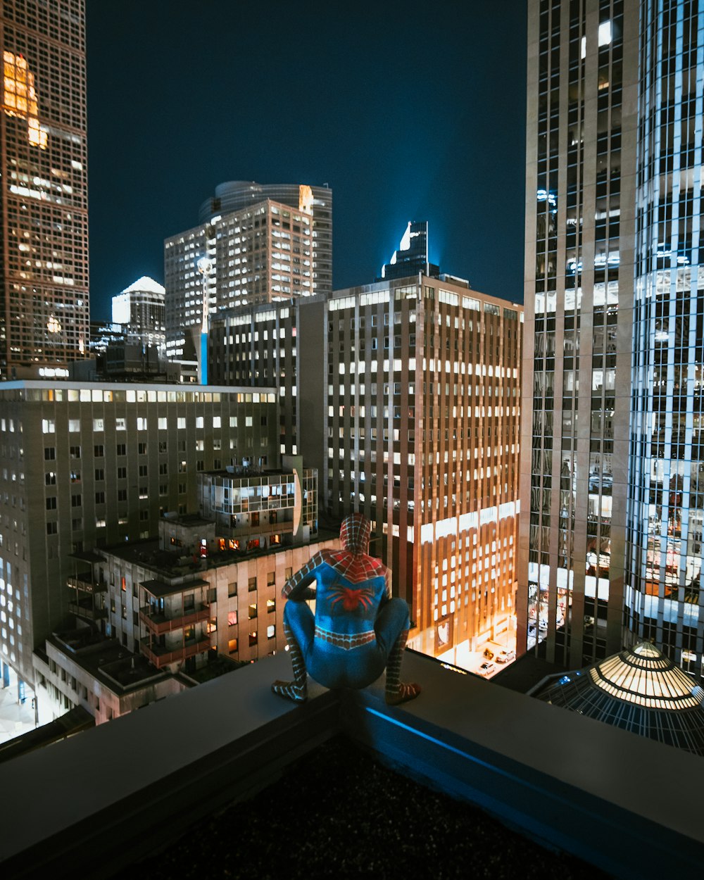 Spider-Man on rooftop