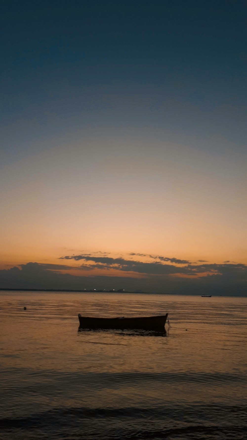 Bateau brun sur plan d’eau