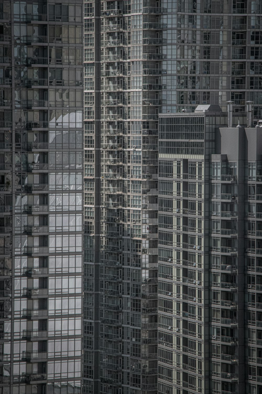 grey high rise buildings