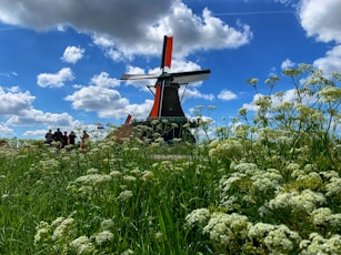 windmill during daytime