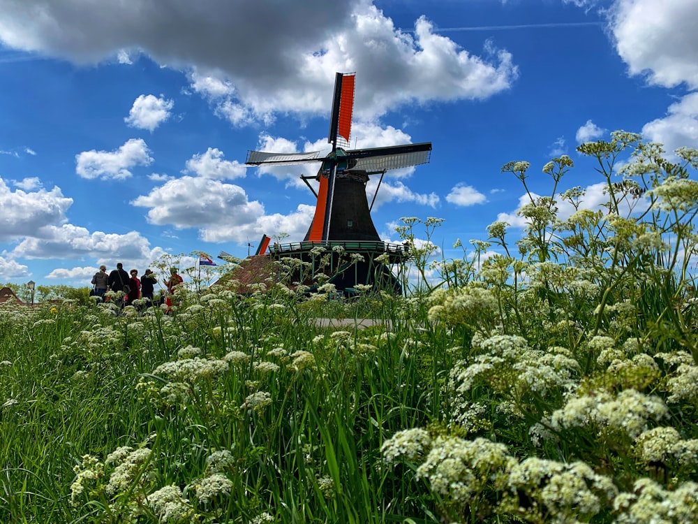 windmill during daytime