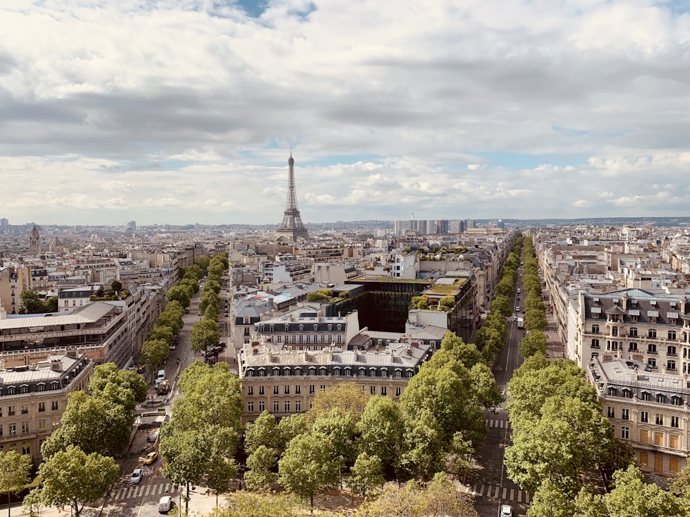 Vue plongeante de Paris