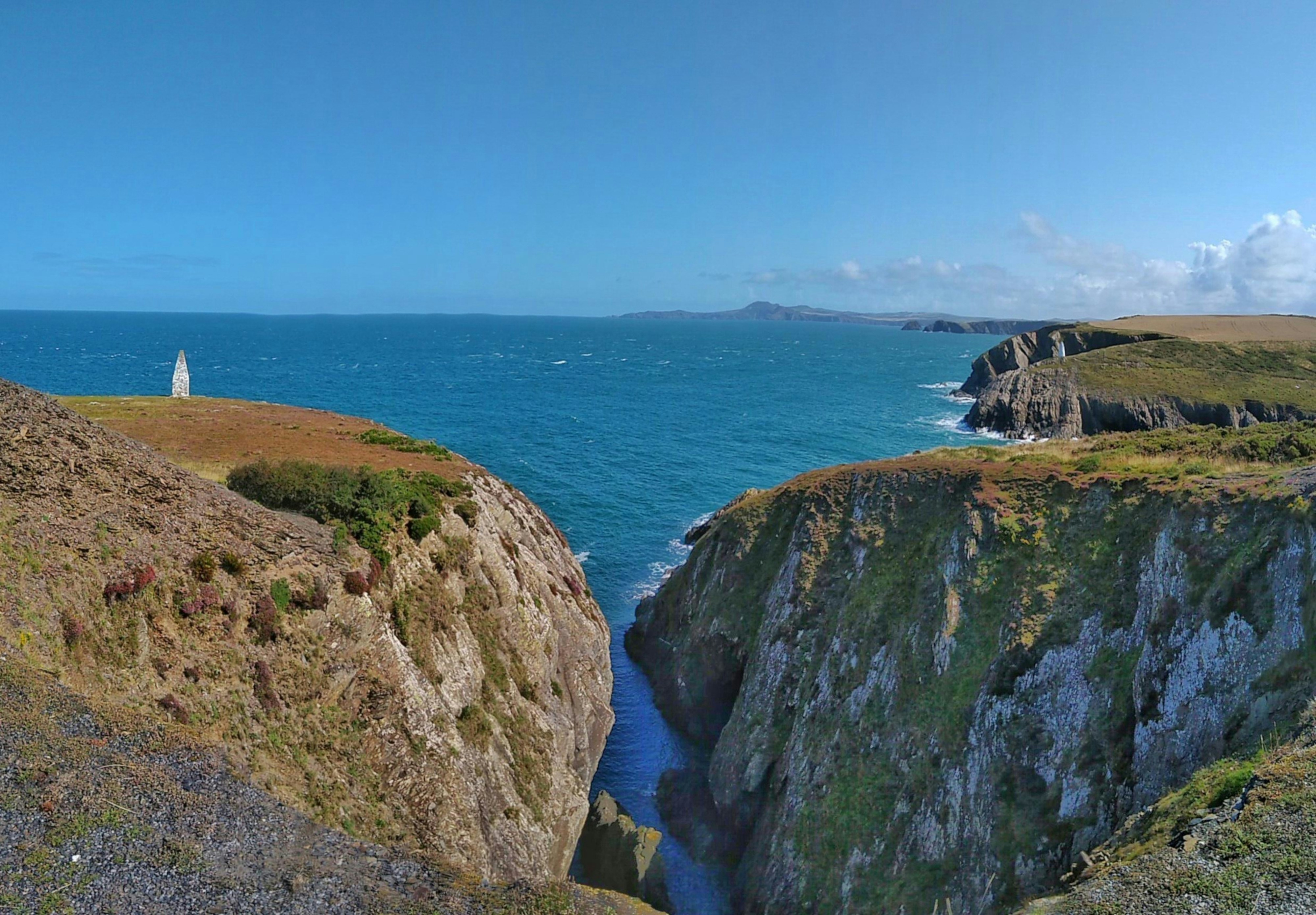 Pembrokeshire Coast, Wales - View of the welsh coastline near Porthgain Pembrokeshire