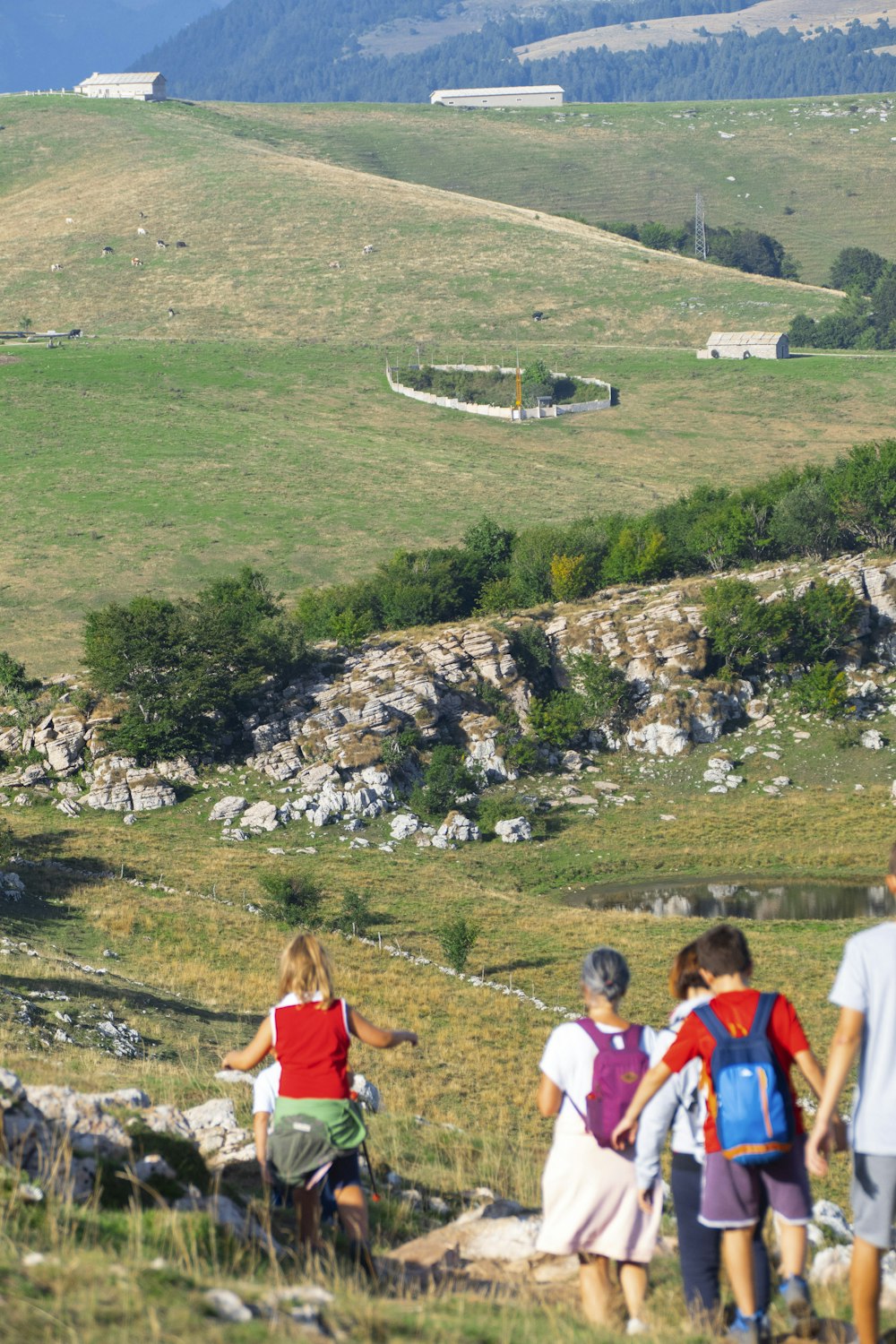 people near grass