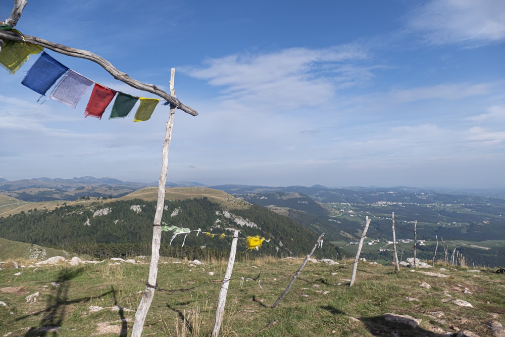 green mountains at daytime