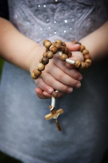 brown rosary