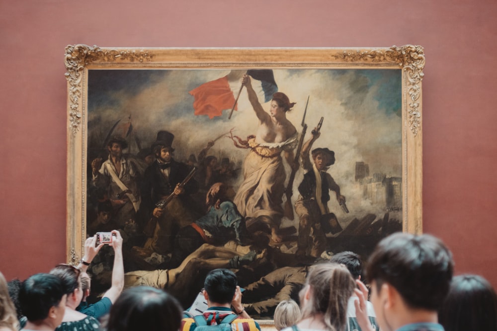 Louvre Liberty au guidon du peuple