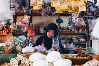 woman in store