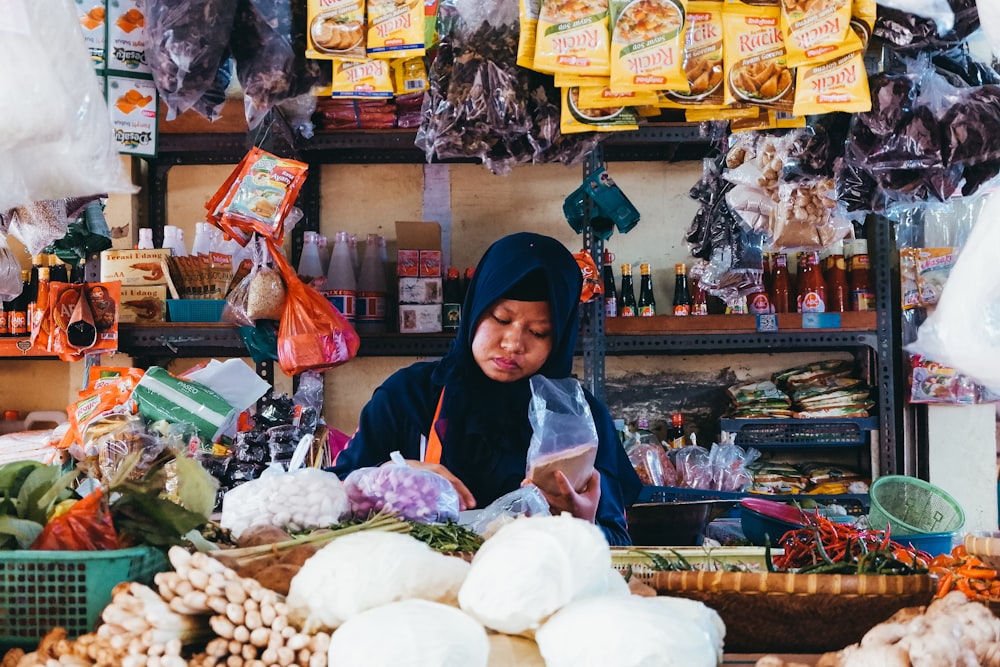 woman in store