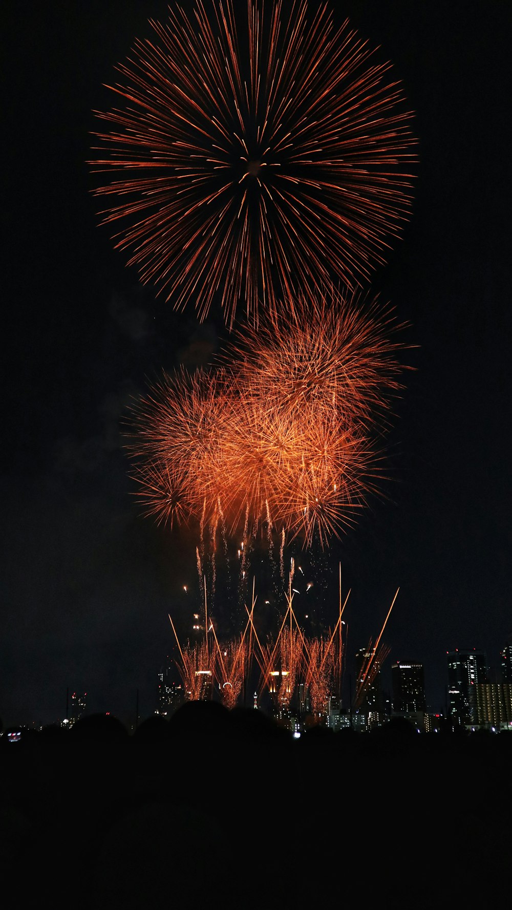 timelapse photo of fireworks display