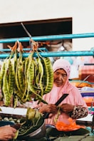 woman wears pink hijab