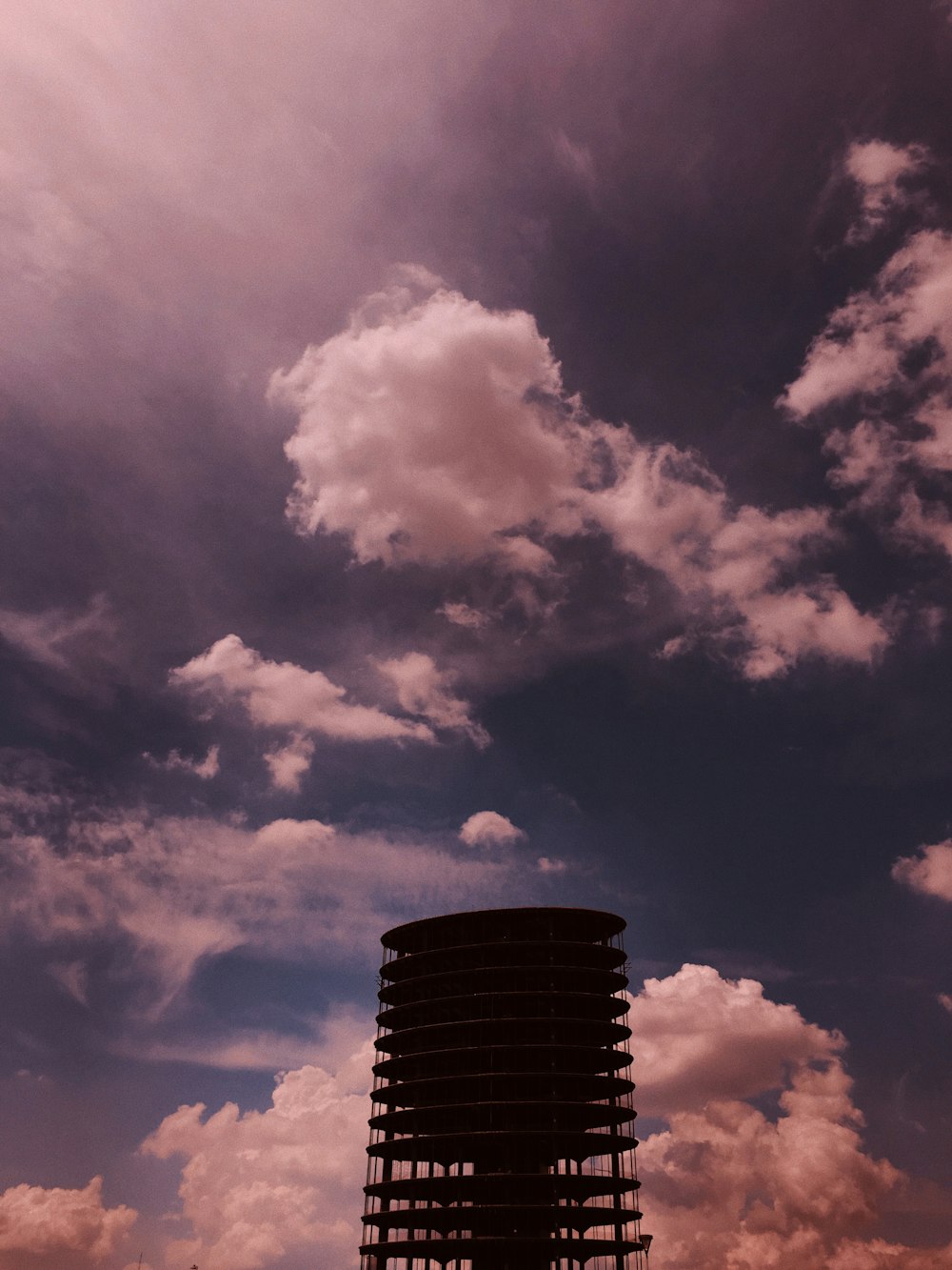 black building under cloudy sky