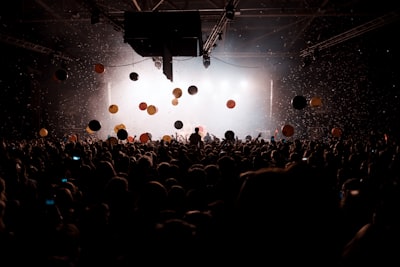 people near stage