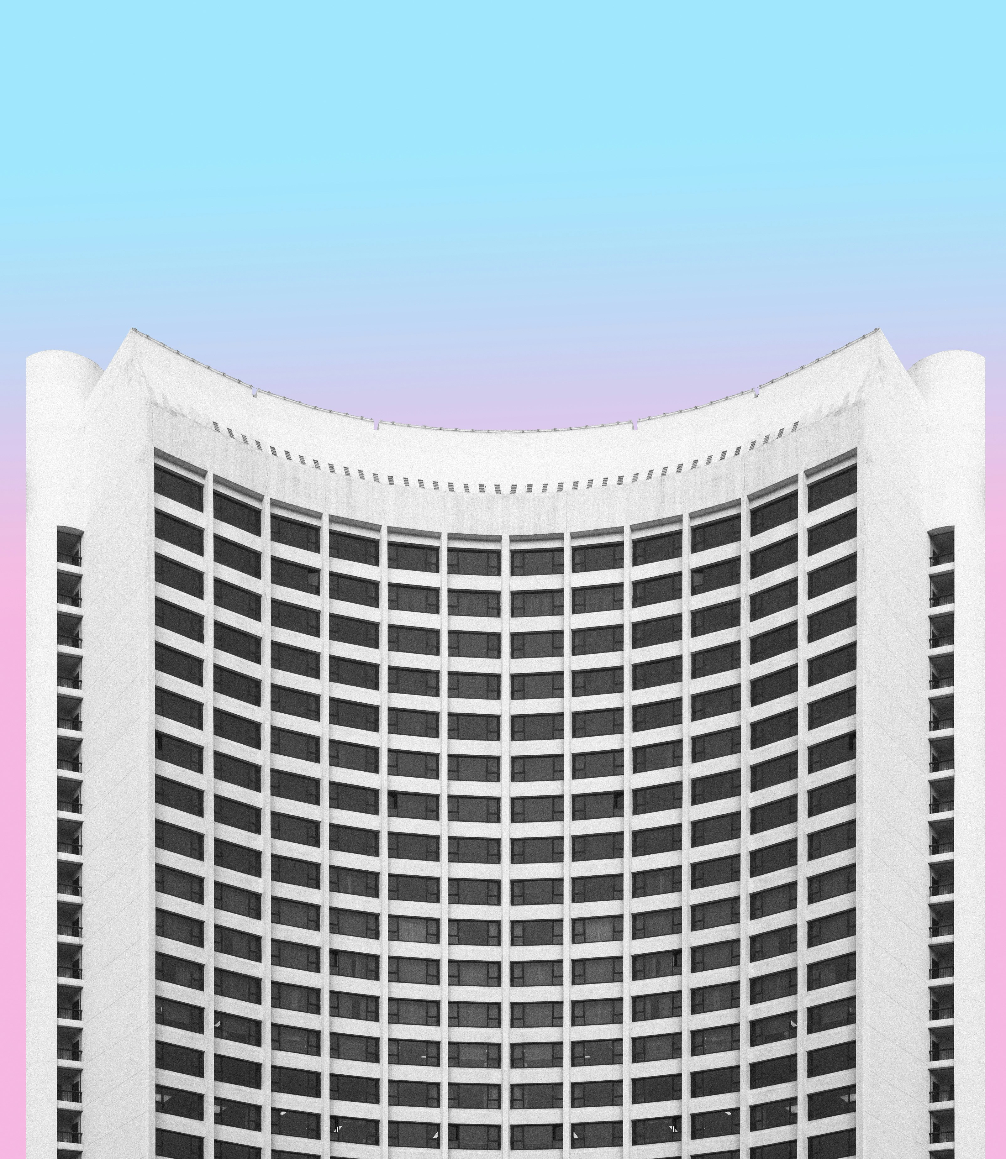 white building illustration