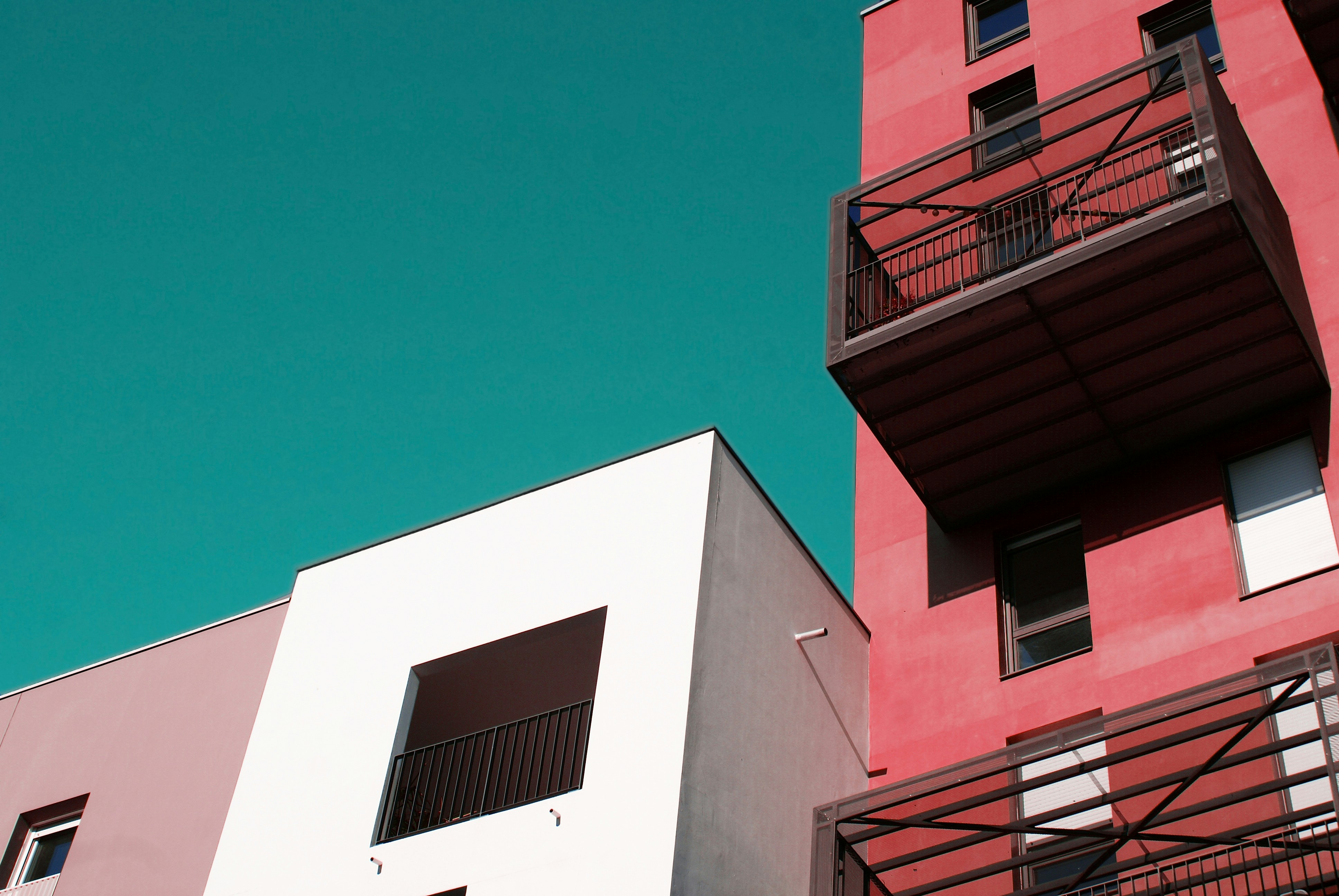 white concrete building