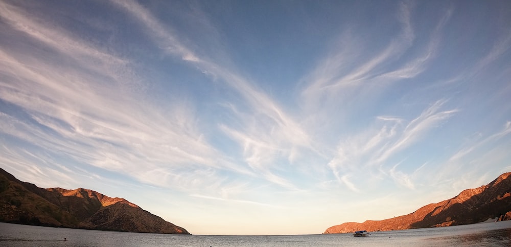 landscape photography of body of water