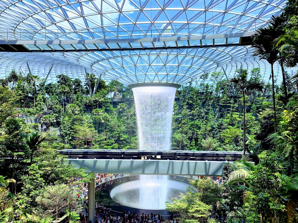 gray and white fountain during daytime