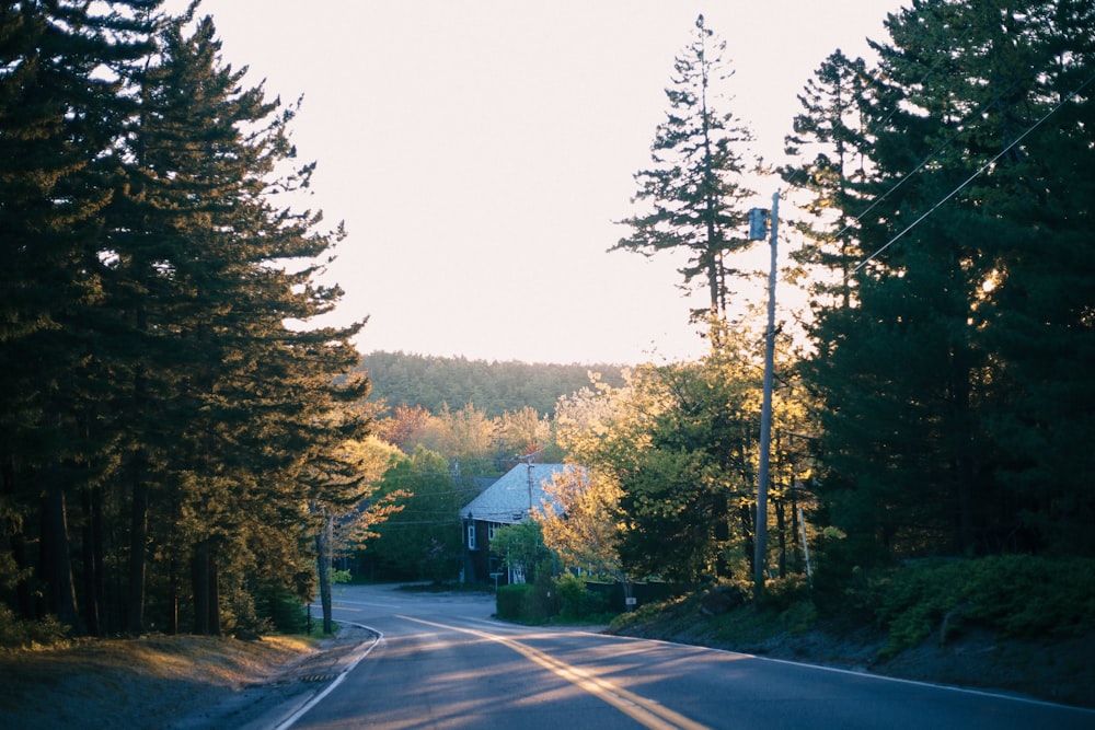 photography of empty road during daytime