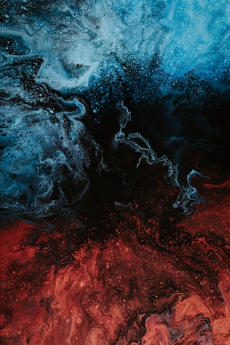 Abstract liquid art