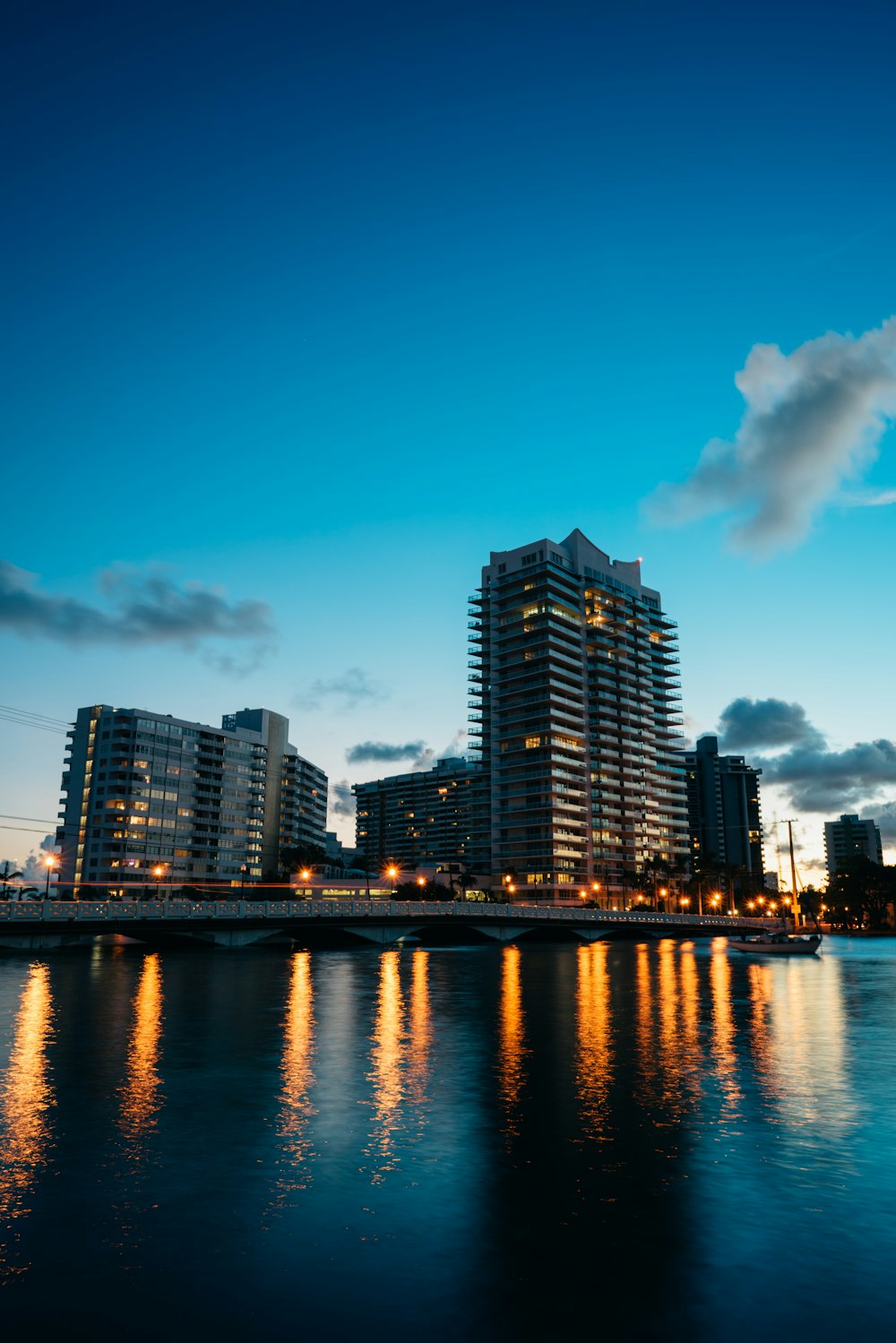 gray high rise buildings