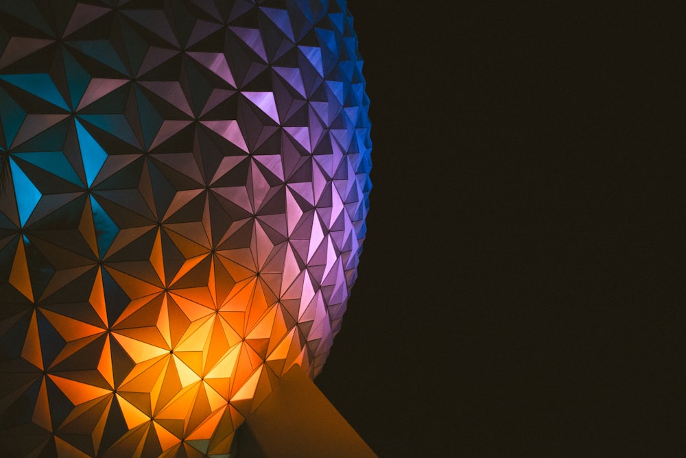 multicolored sphere structure