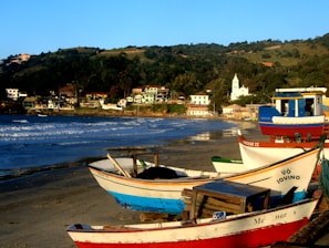 A panoramic view of Tamil Nadu’s 1,000 km coastline with fishing boats resting by the shore