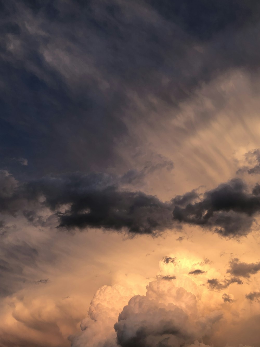 clouds during golden hour