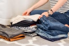 assorted-color apparels