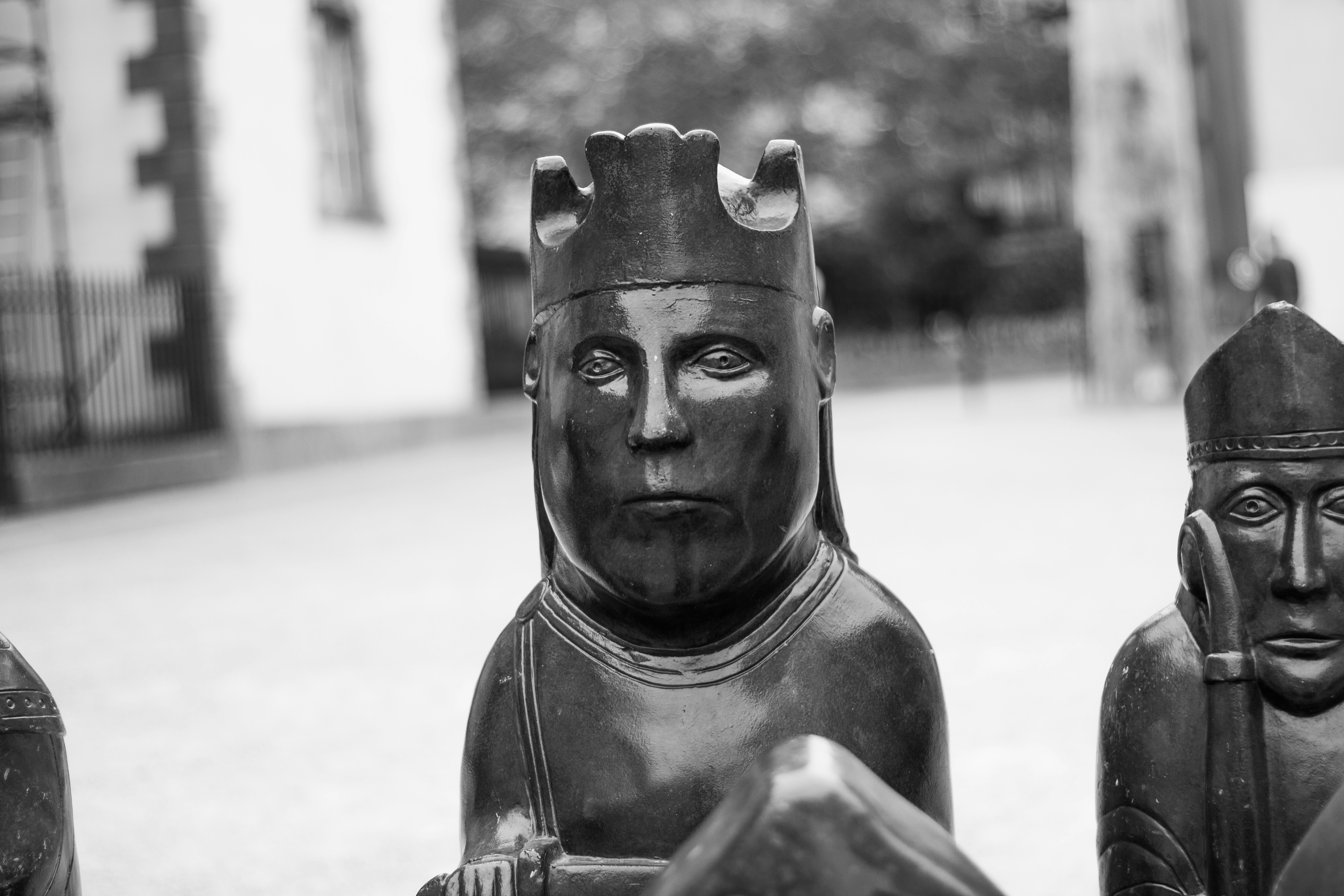 two statues
