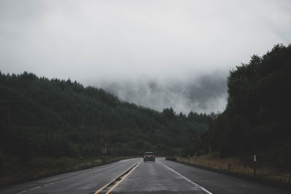 véhicule sur la route pendant la journée