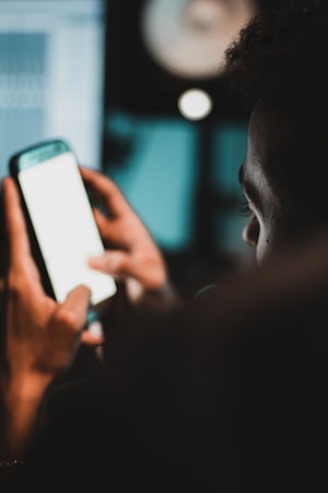 Smartphone displaying a video being viewed and saved