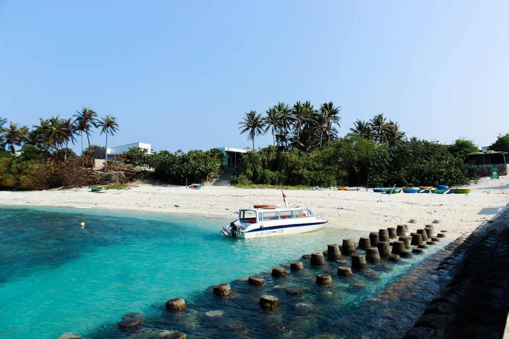 boat in sea shore