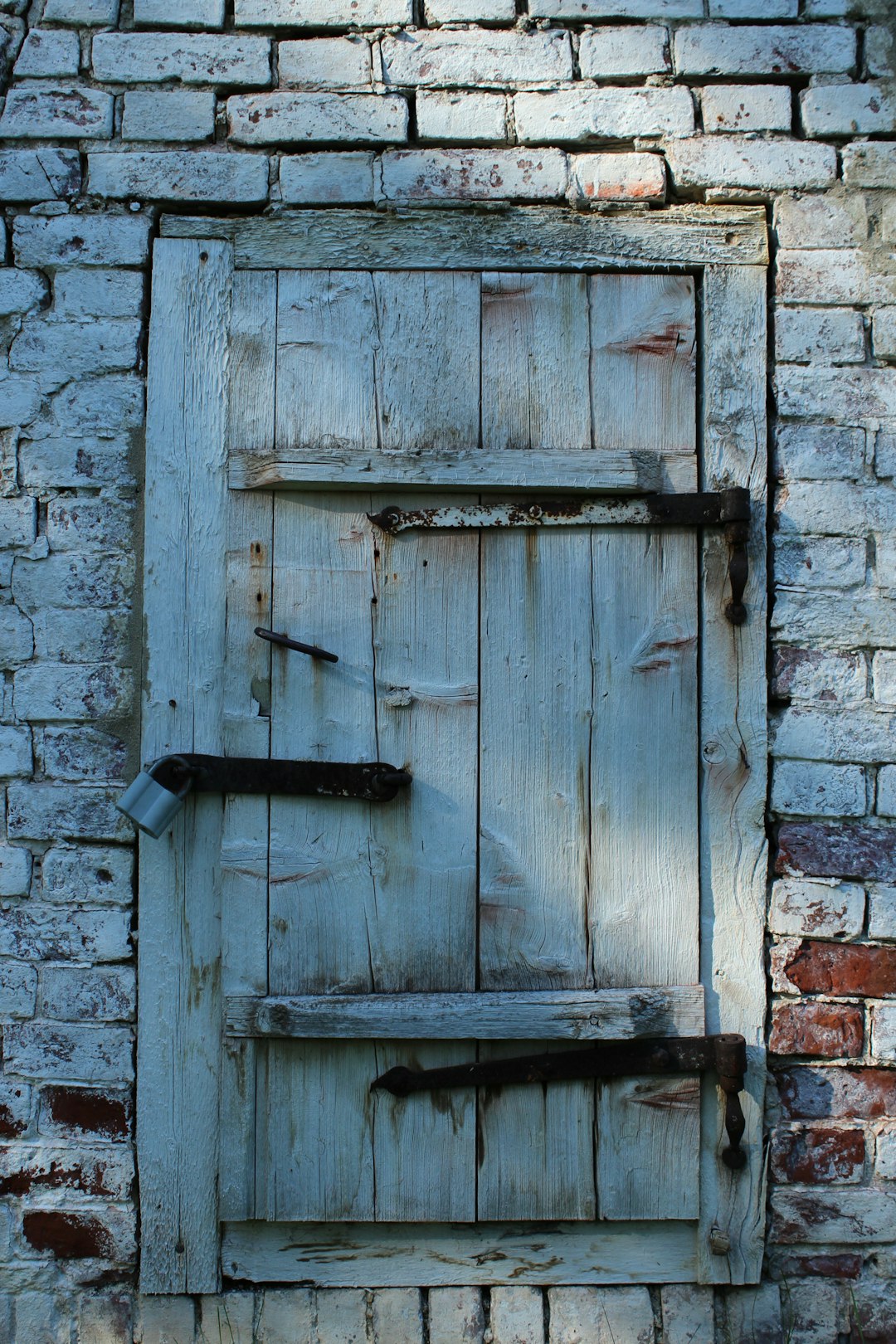 gray wooden door