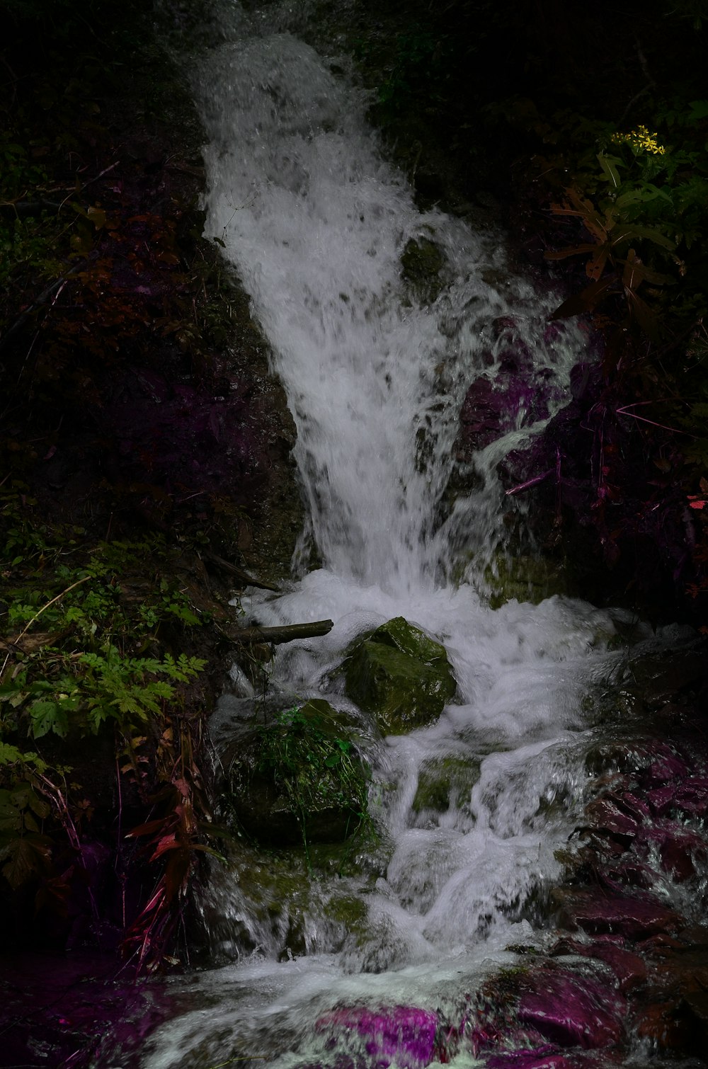 Wasserfall im Zeitrafferfoto