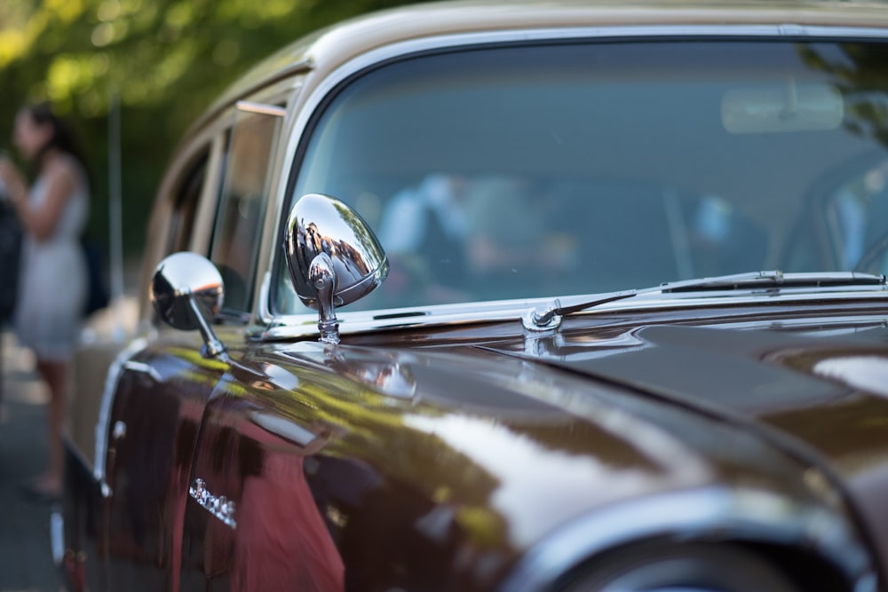 classic brown car