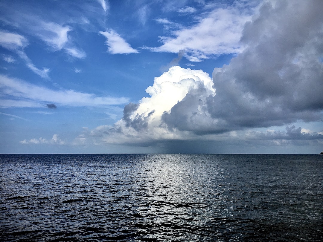 white clouds,