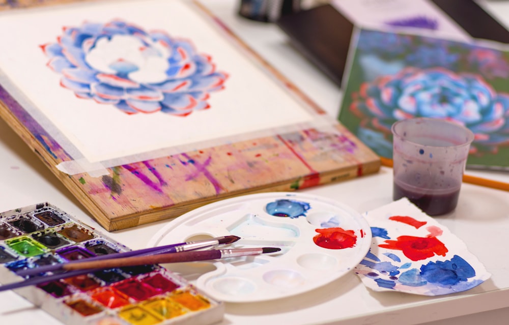 paintbrush on table