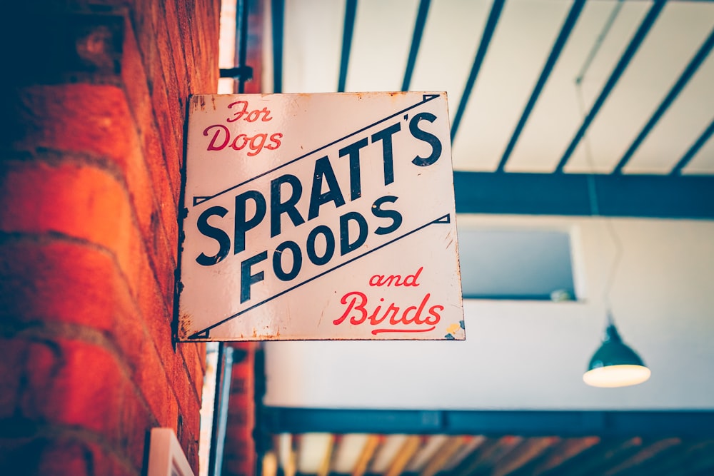 Spratts Foods signage