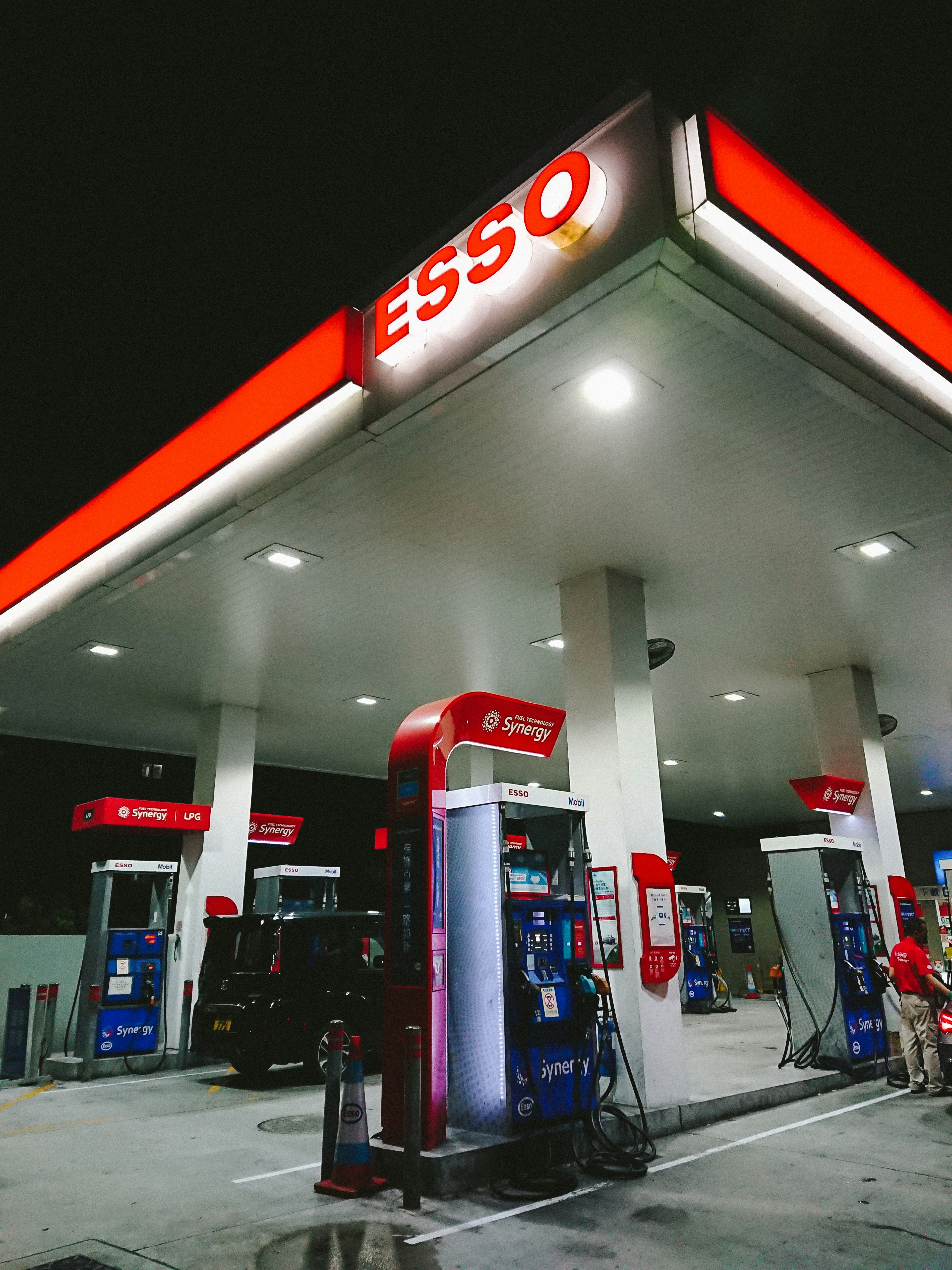 Esso gasoline station