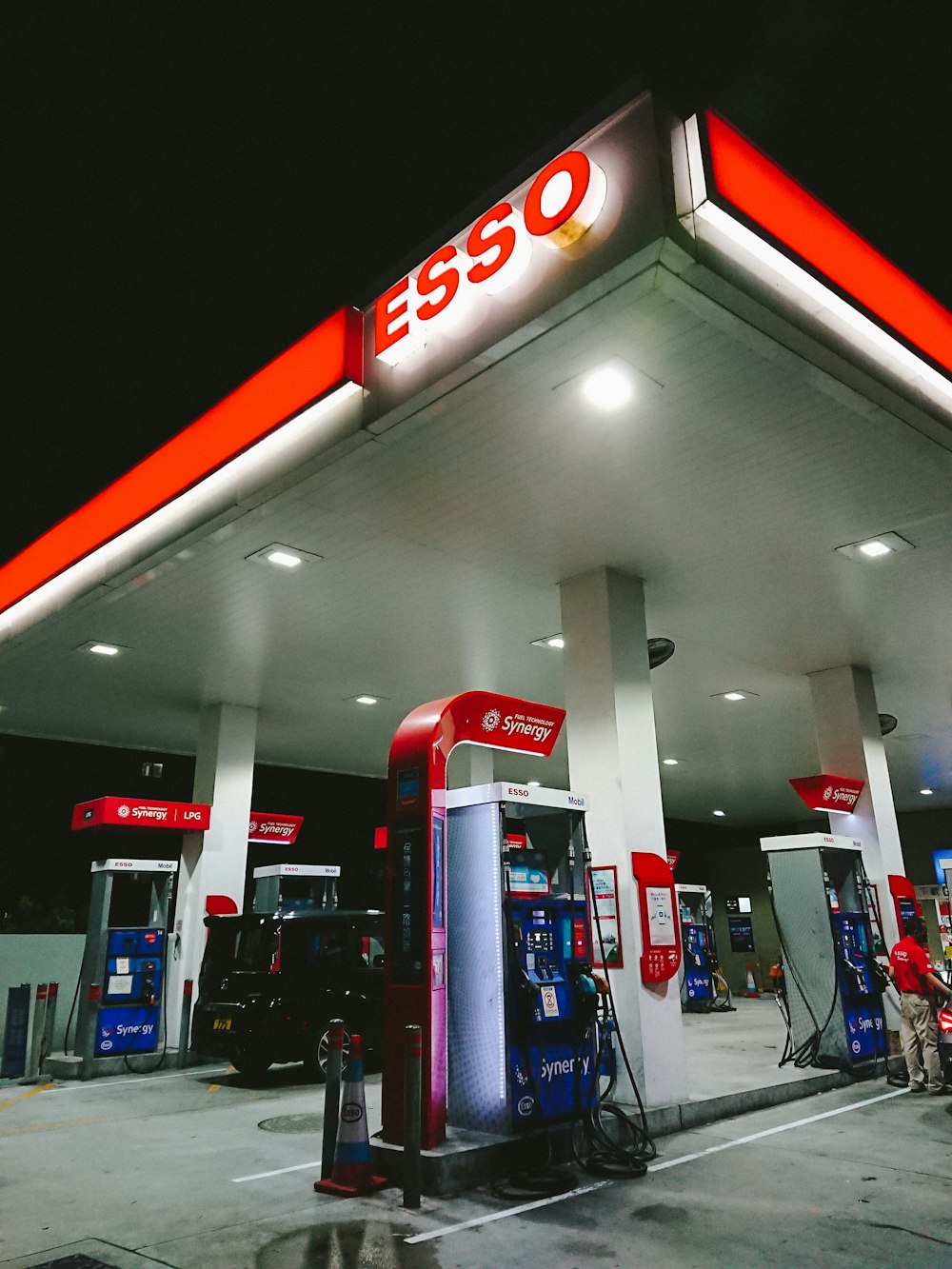 Esso gasoline station