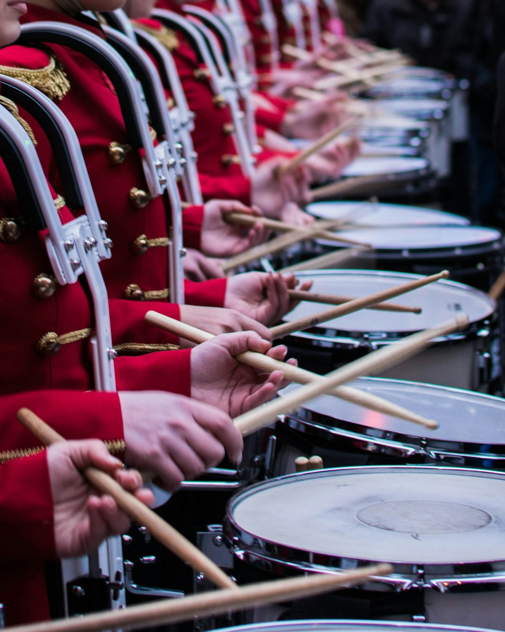 people playing drums