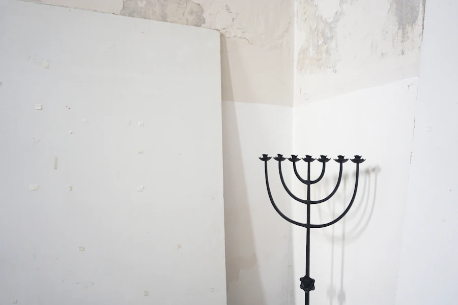Interior of a historic synagogue