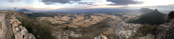 A panoramic view of the Camino de Santiago landscape.