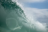 Close-up of wave energy technology harnessing ocean power.