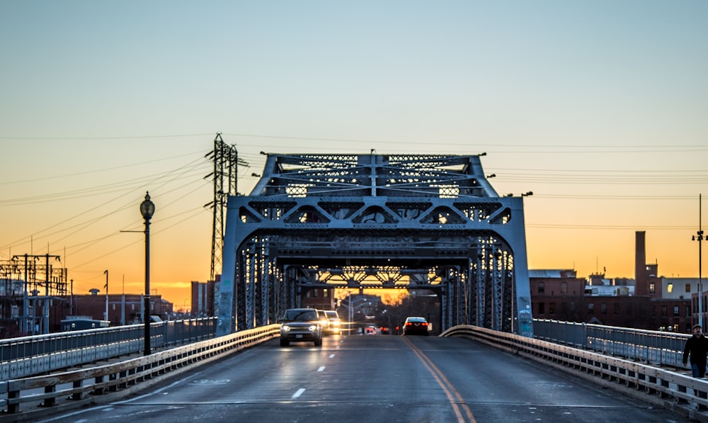 grey concrete bridge