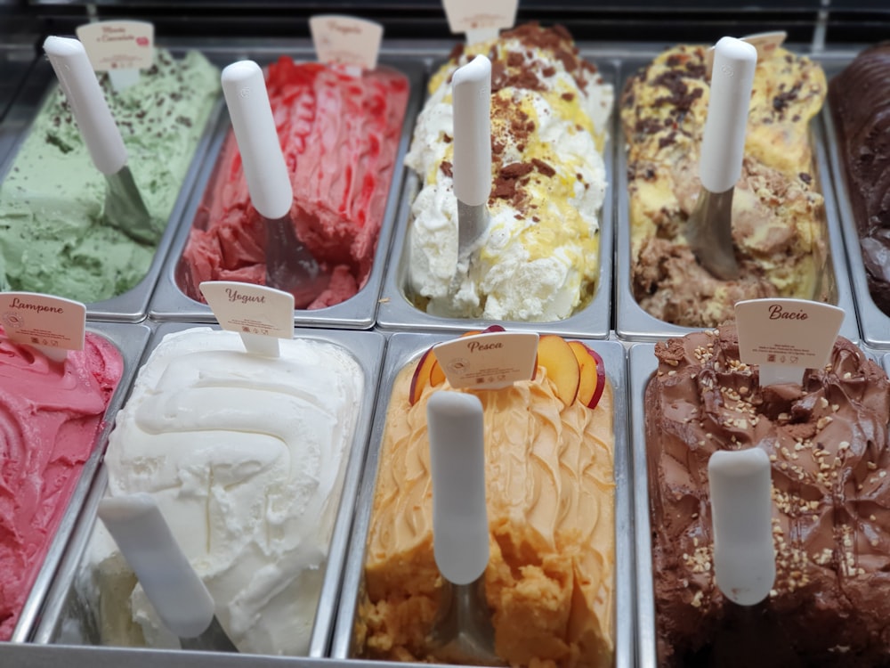 Varietà di gelati